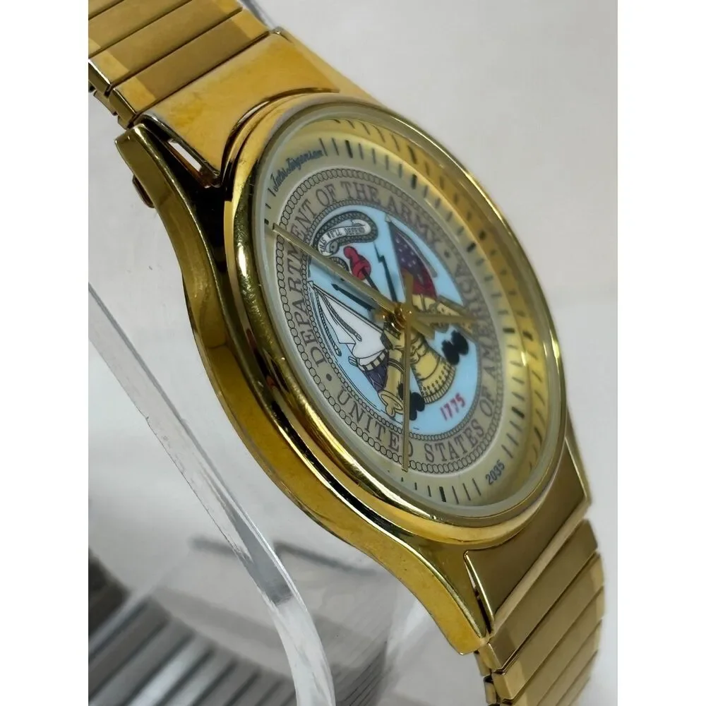 VTG Jules Jurgensen Quartz US Dept of Army men's watch, working